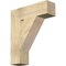 Ekena Millwork Traditional Block Rough Sawn Bracket, Douglas Fir, 6"W x 22"D x 26"H BKT06X22X26TRA05RDF - alternate 1